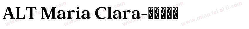ALT Maria Clara字体转换